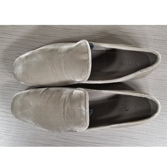 Vince Bray Loafer, Shell (Light Beige) Velvet, Womens Size 7 US / 37.5 - Picture 8 of 9
